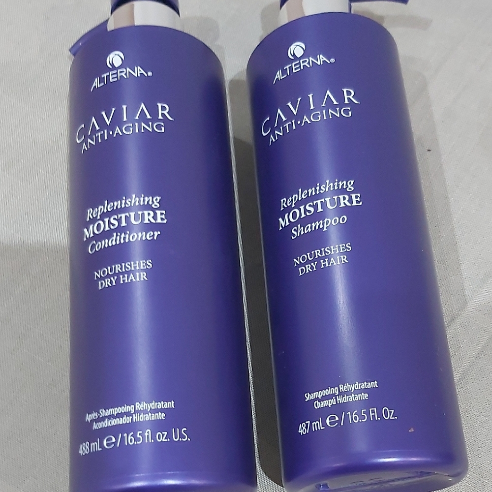 Caviar Anti-Aging Replenishing Moisture Shampoo and Conditioner for Dry Hair